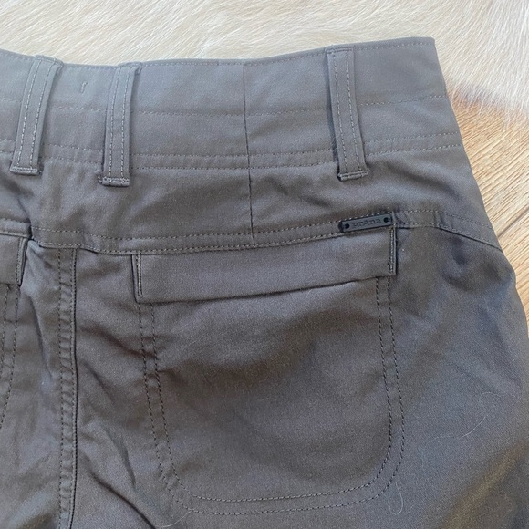 Prana Alana Shorts in a dark iron or grey color - Picture 9 of 10